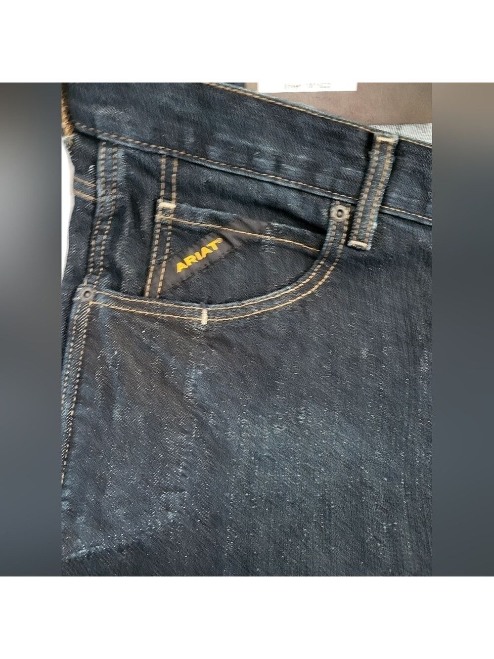Ariat Rebar M5 Jeans, Size 42/30, Slim Fit, DuraStretch, Work Jeans For Men - Picture 3 of 10